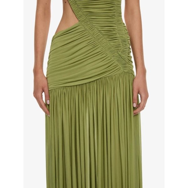 green olive dresses