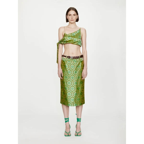 Christopher Esber Palmira Handkerchief Tie Top in Palmira Print, view 2