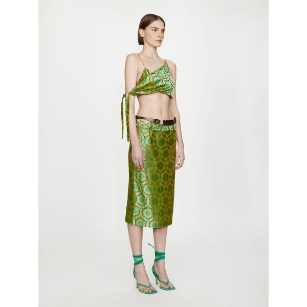 Christopher Esber Palmira Handkerchief Tie Top in Palmira Print, view 3