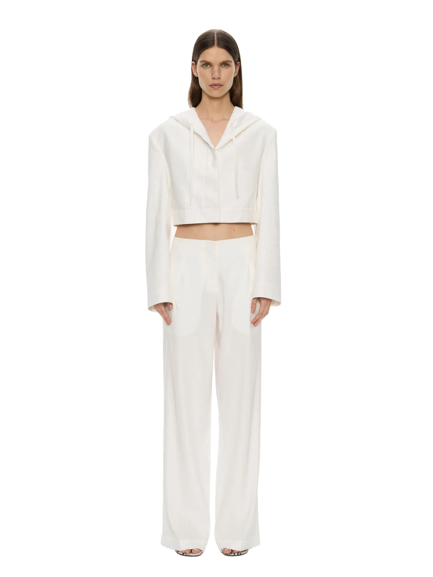 Christopher Esber Redux Linen Trouser in White