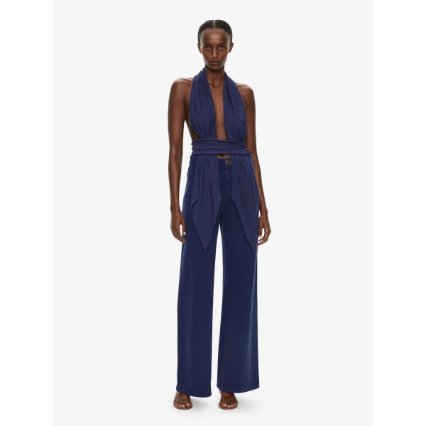 Christopher Esber Relaxed Denim Quartz Jean in Ink, view 2
