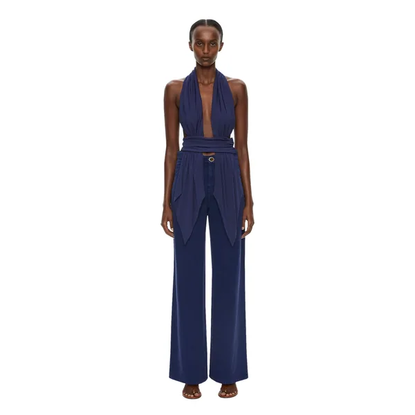 Christopher Esber Relaxed Denim Quartz Jean in Ink