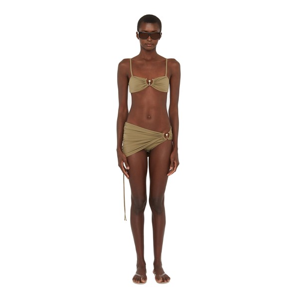 Christopher Esber ruched prong bandeau
