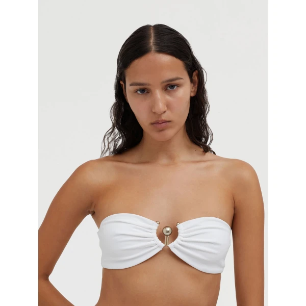 Christopher Esber ruched prong bandeau