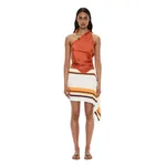 Christopher Esber straccio knitted extension drape mini skirt