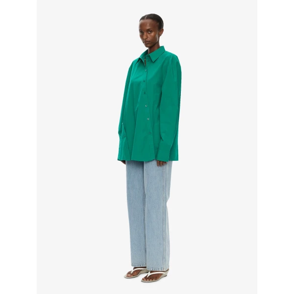 Christopher Esber Swirl Shirt in Malachite, view 2