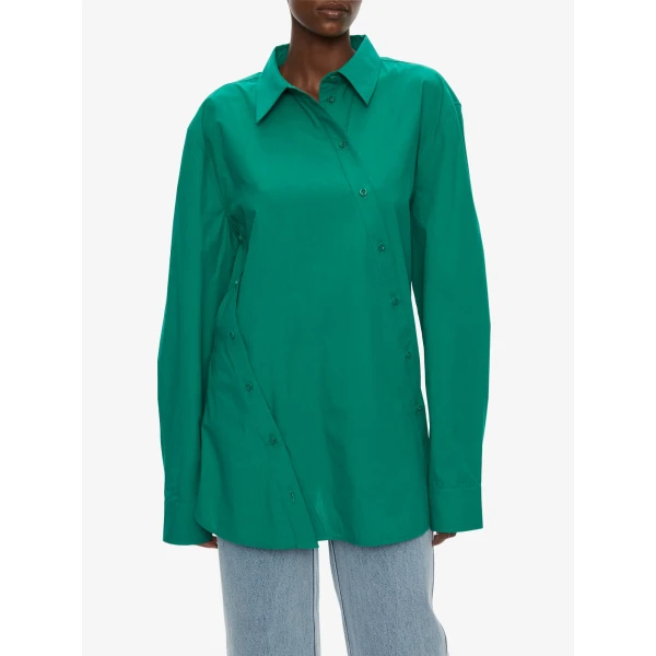 Christopher Esber Swirl Shirt in Malachite, view 4