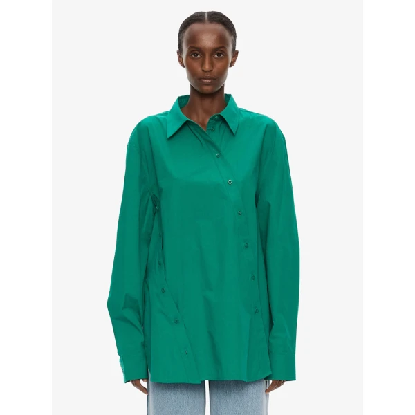 Christopher Esber Swirl Shirt in Malachite, view 5