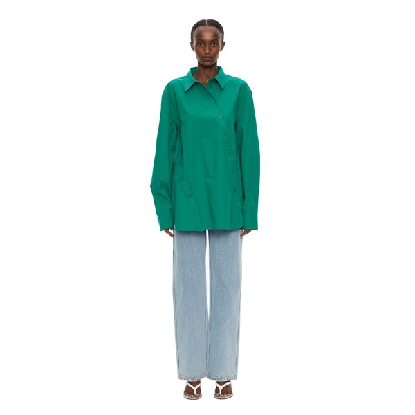 Christopher Esber Swirl Shirt in Malachite