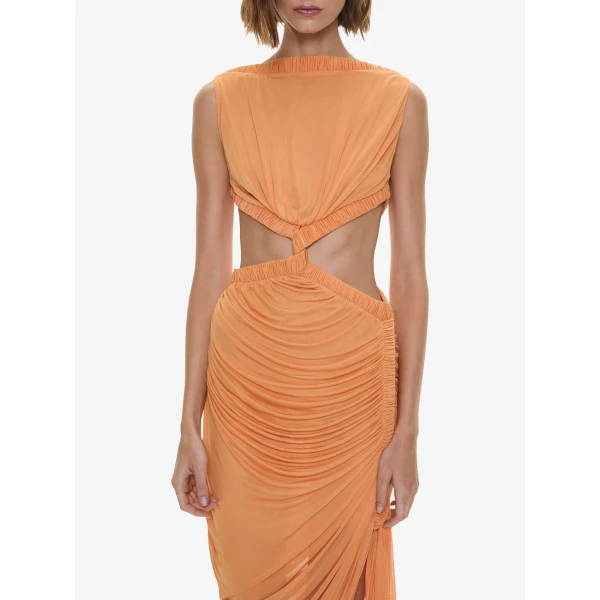 Christopher Esber Theia Separation Dress in Nectar, view 2