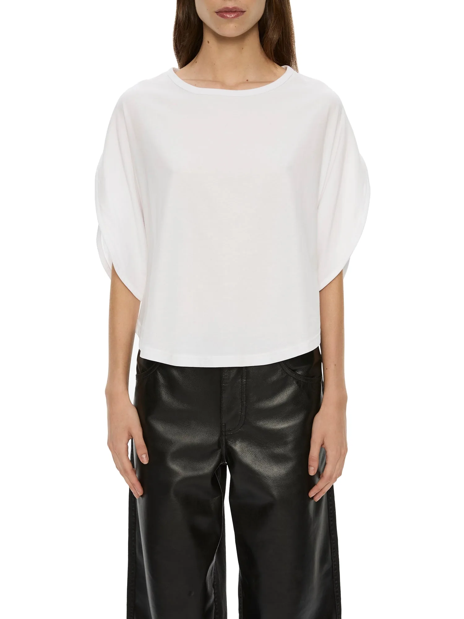 Christopher Esber Troy Deconstruct Leather Jean in Black