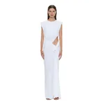 Christopher Esber twisted lever rolled up tee dress