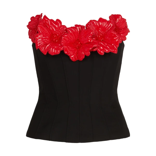 3D Flower Corset Top