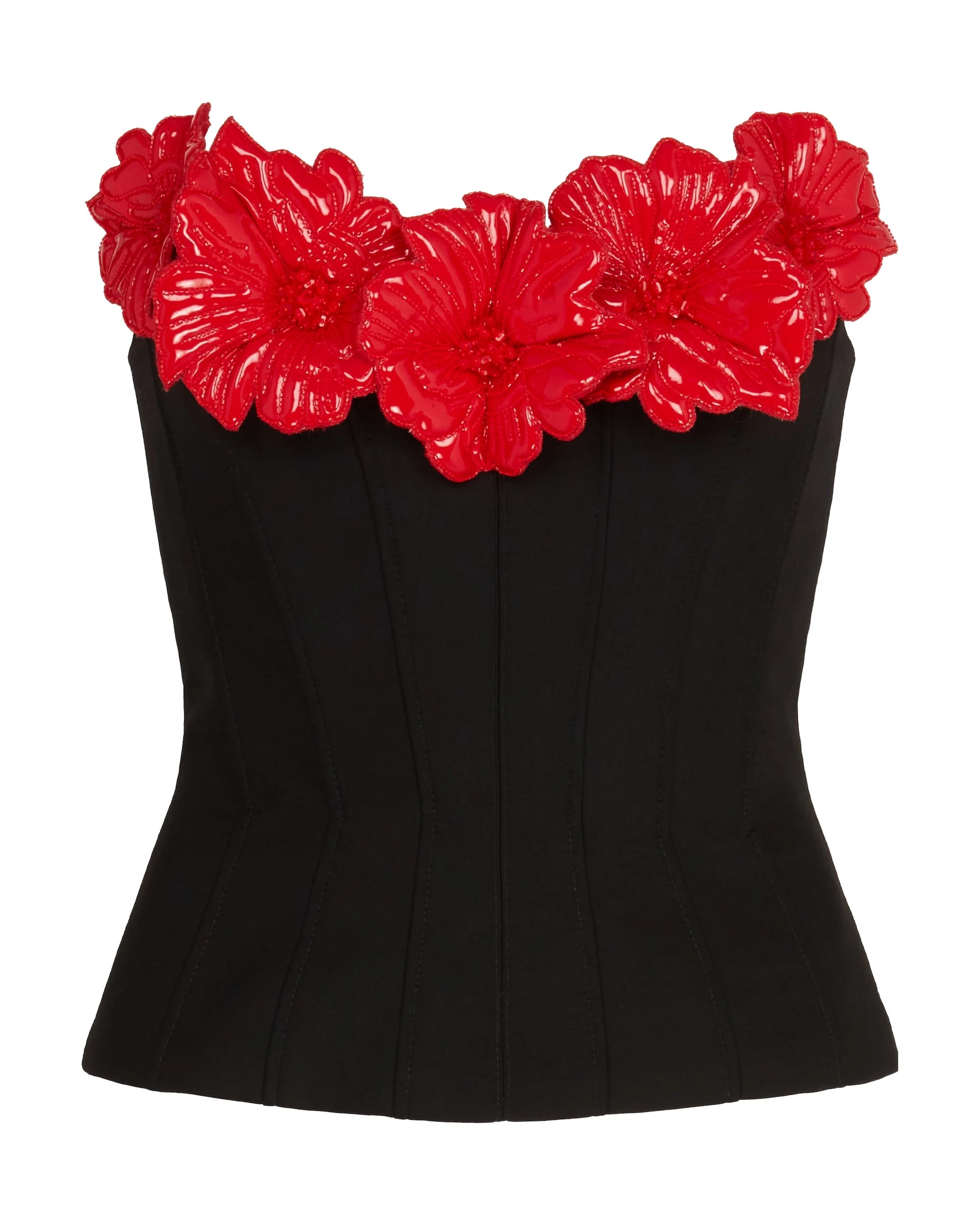 David Koma 3D Flower Corset Top David Koma 3D Flower Corset Top