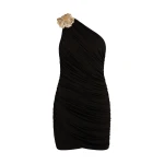 David Koma 3D Flower One Shoulder Mini Dress