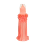 David Koma Cactus Dahlia Detail Gown