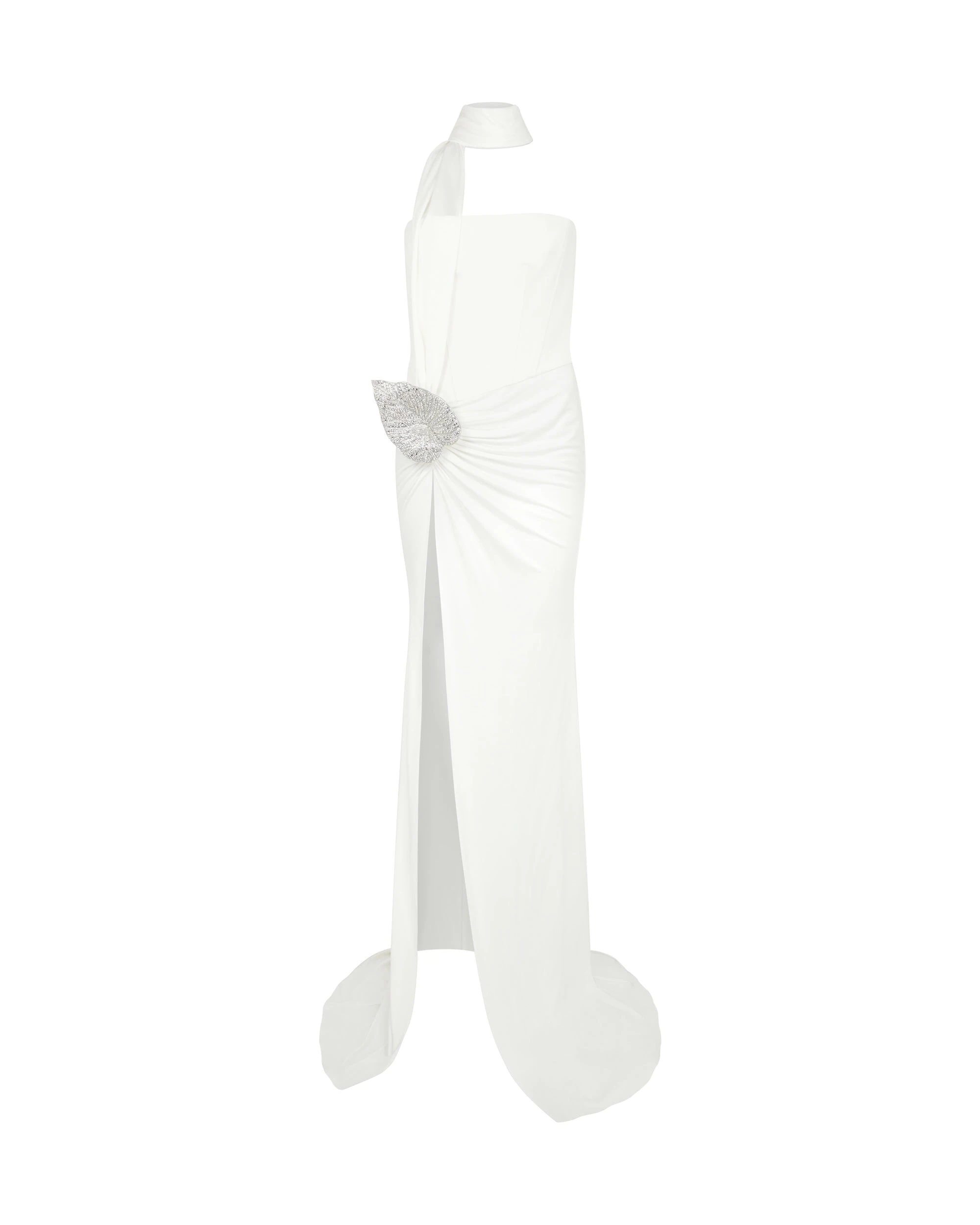 David Koma Corset Top And Crystal Leaf Gown David Koma Corset Top And Crystal Leaf Gown