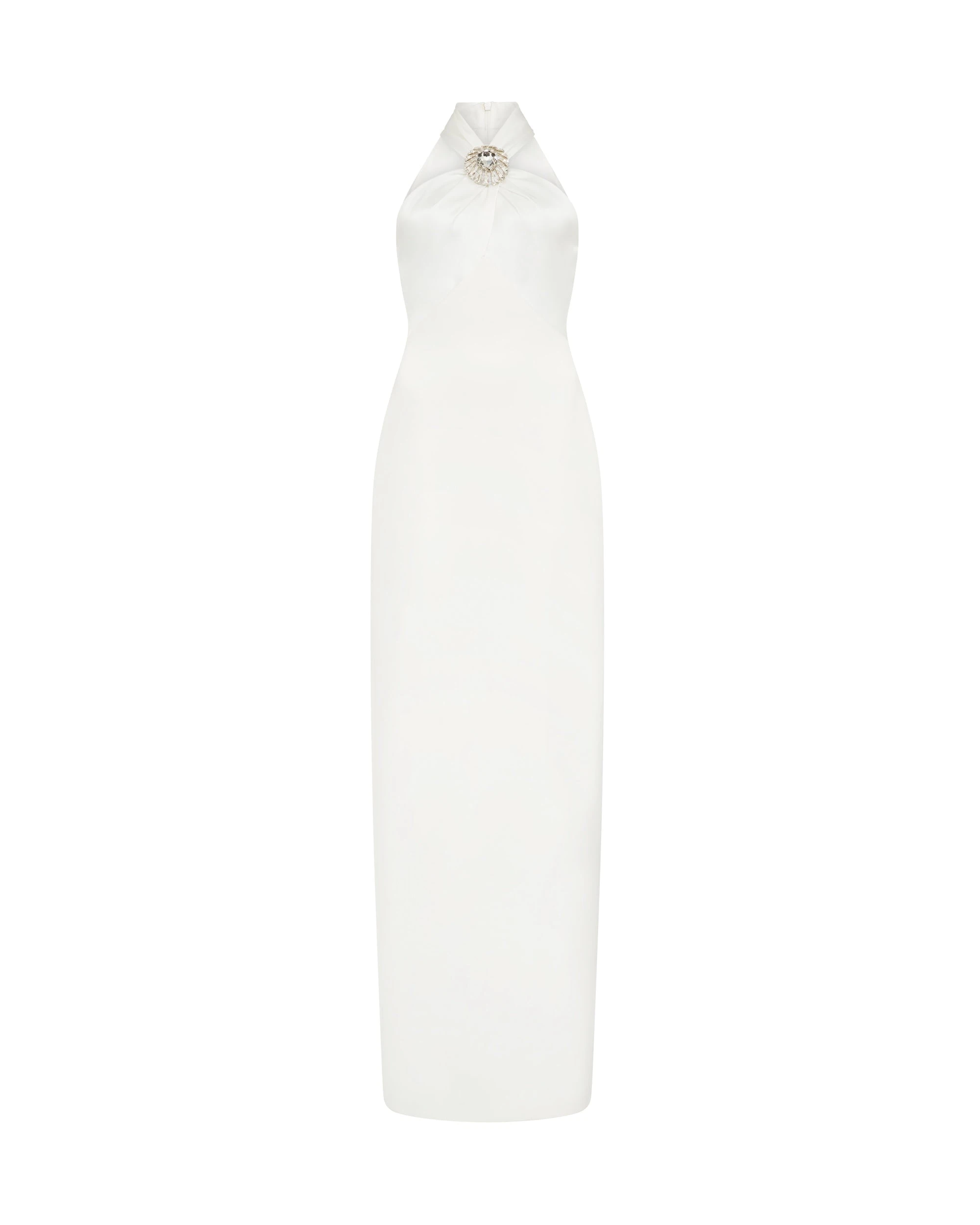 David Koma Crystal Pendant Halterneck Gown David Koma Crystal Pendant Halterneck Gown
