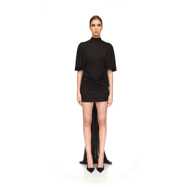 David Koma Crystal Star And Back Cutout Mini Dress, view 2