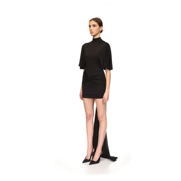 David Koma Crystal Star And Back Cutout Mini Dress, view 3