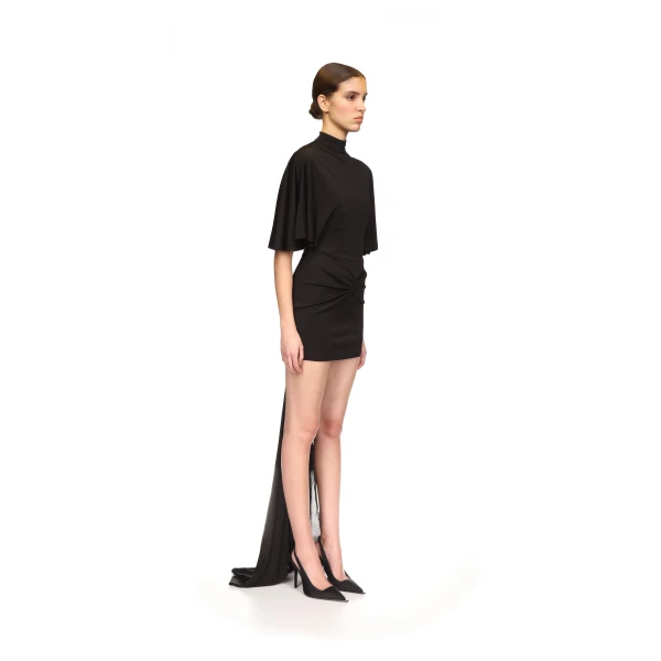 David Koma Crystal Star And Back Cutout Mini Dress, view 4