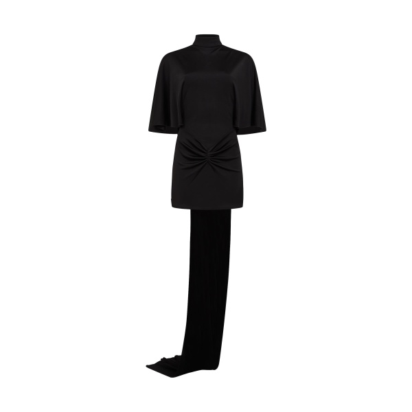 David Koma Crystal Star And Back Cutout Mini Dress