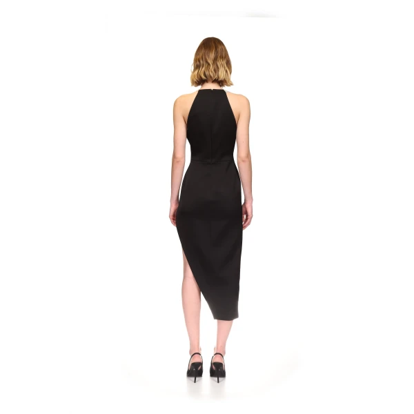 David Koma Crystal Star And Straps Midi Dress, view 5