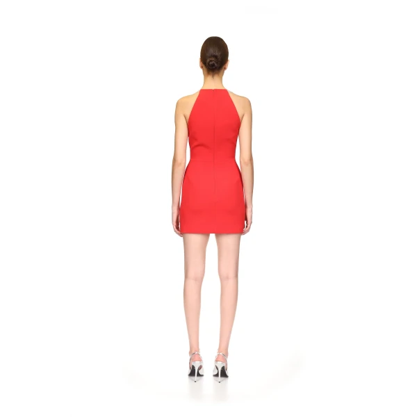 David Koma Crystal Star And Straps Mini Dress, view 5