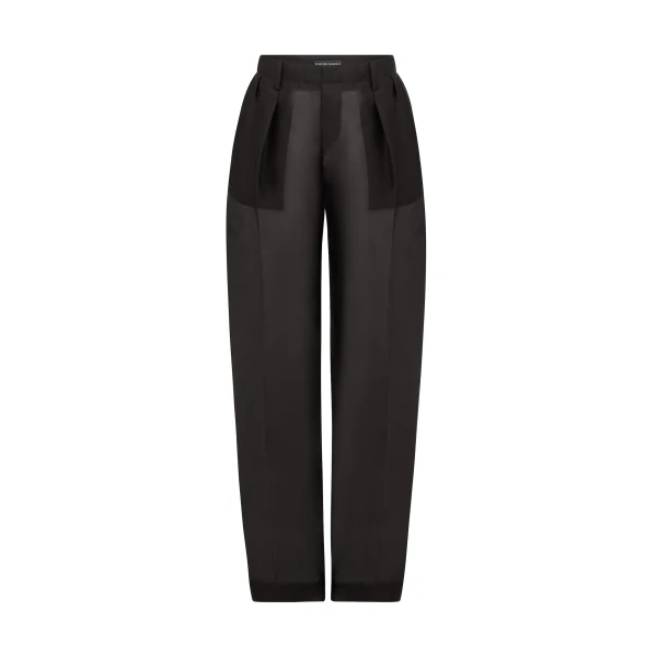 Double Pleated Organza Trousers