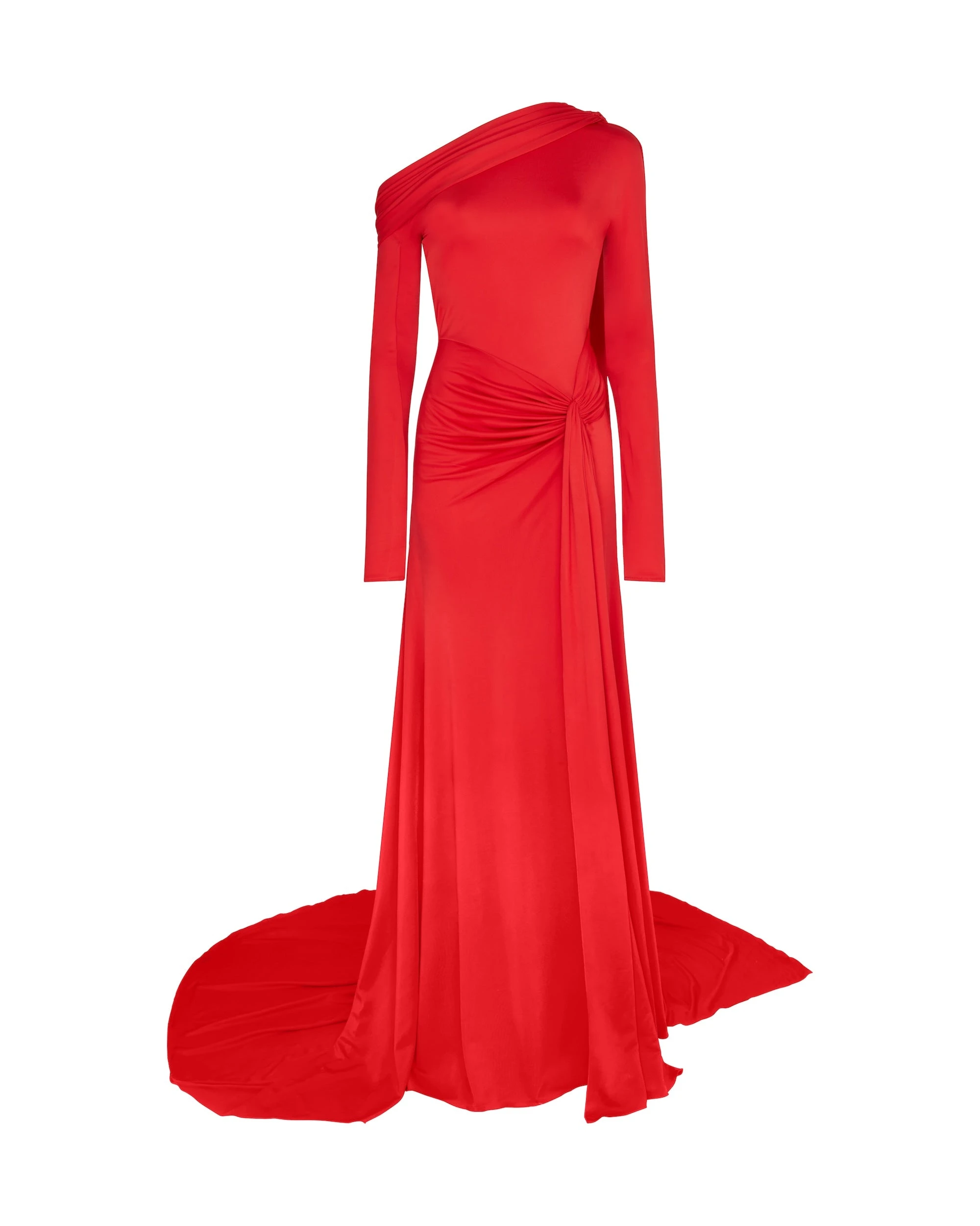 David Koma Drape Waist And One Shoulder Gown David Koma Drape Waist And One Shoulder Gown