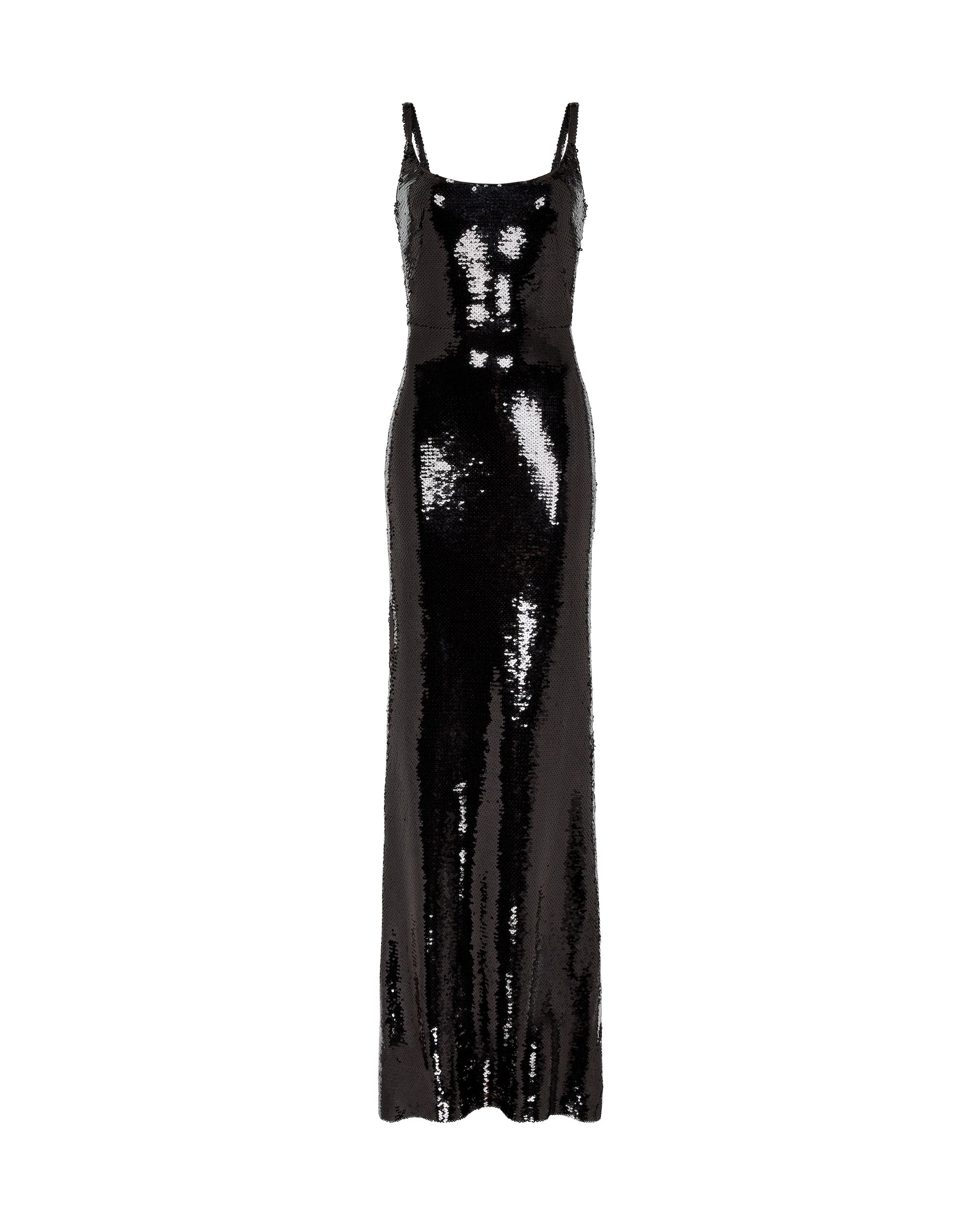 David Koma Fitted Sequin Gown David Koma Fitted Sequin Gown
