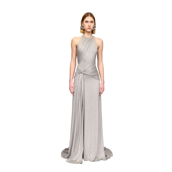 David Koma Gathered Jersey Gown, view 2