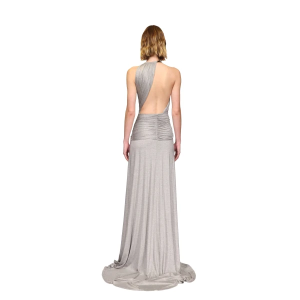 David Koma Gathered Jersey Gown, view 5