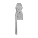 David Koma Gathered Mini Dress With Side Cutout