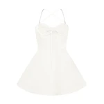David Koma Lace And Satin Mini Dress