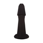 David Koma Open Back And Drape Gown