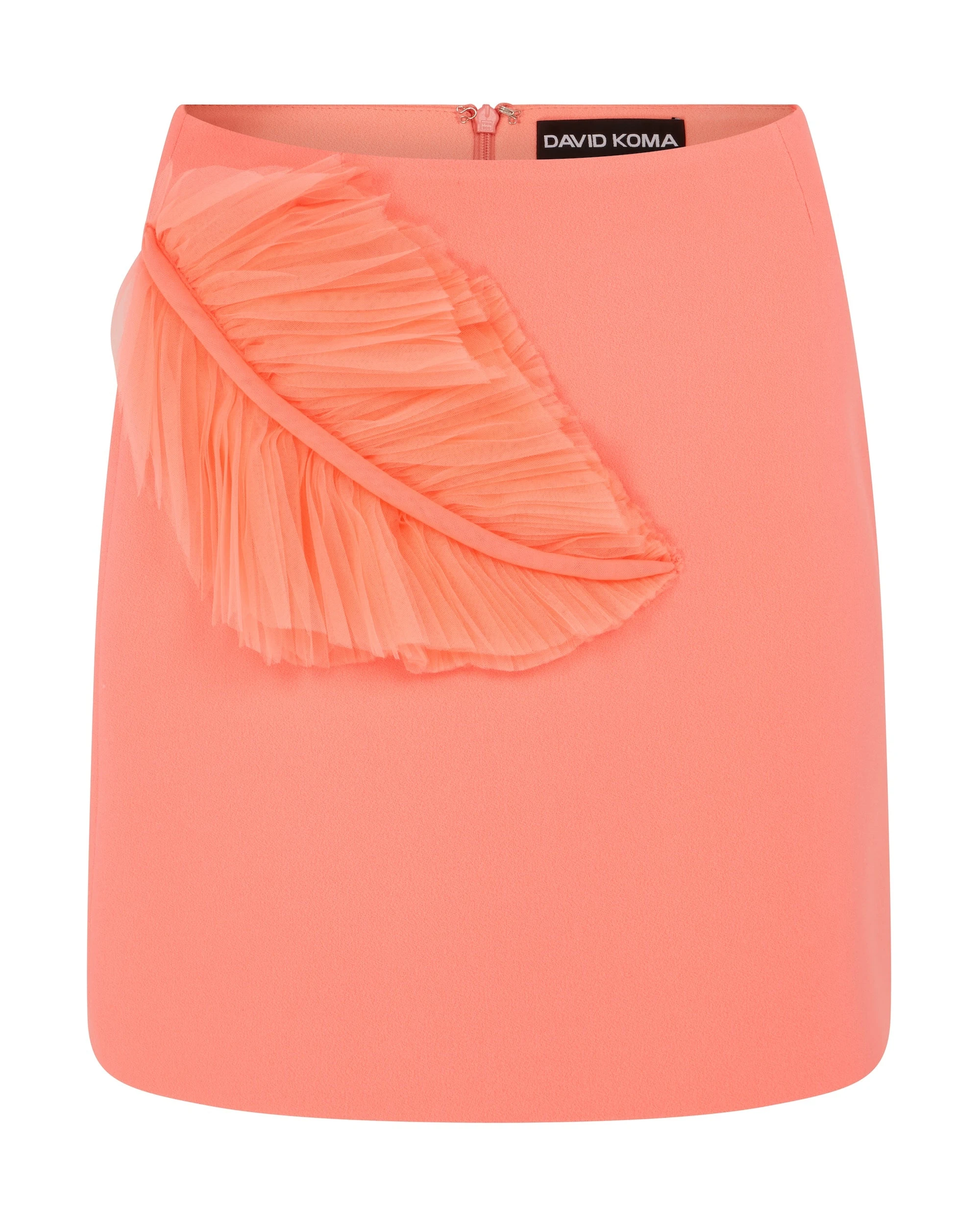David Koma Pleated Leaf Mini Skirt David Koma Pleated Leaf Mini Skirt