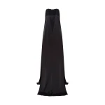 David Koma Satin V Neck Maxi Tunic