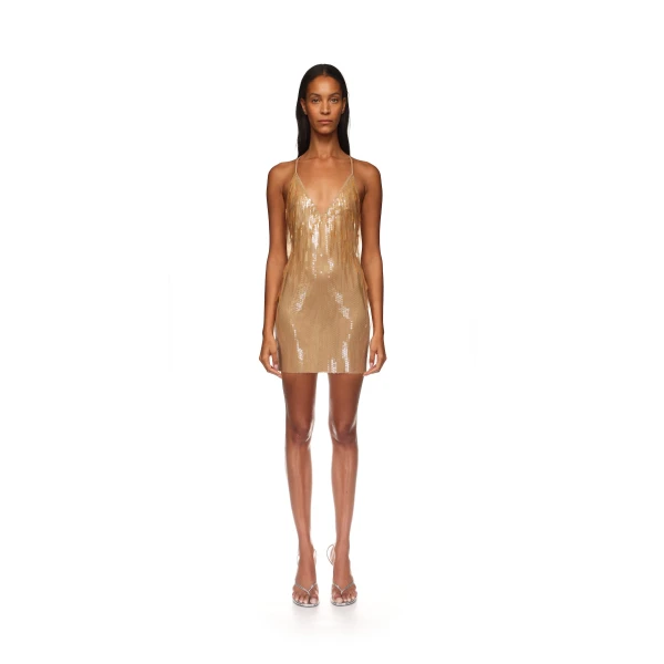David Koma Sequin Embroidered Cami Mini Dress, view 2