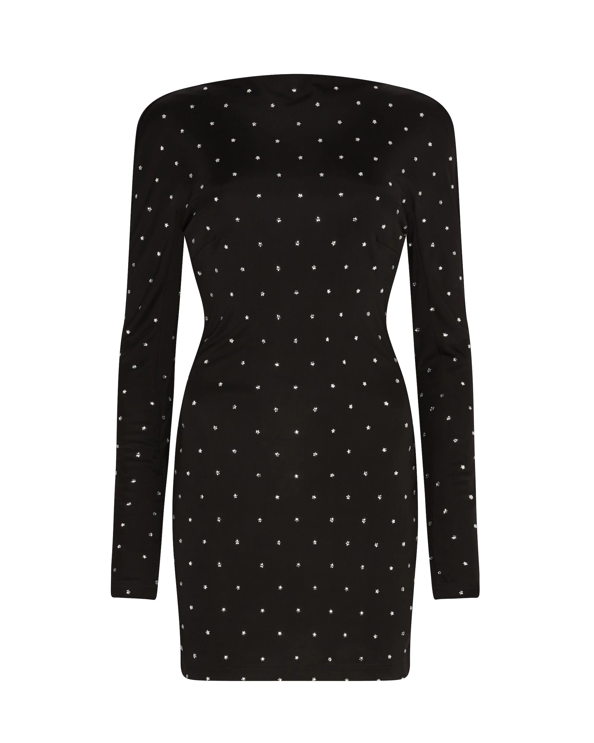 David Koma Star Rhinestone Open Back Mini Dress David Koma Star Rhinestone Open Back Mini Dress