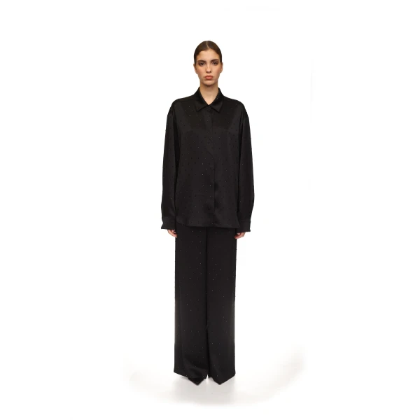 David Koma Star Rhinestone Shirt, view 2
