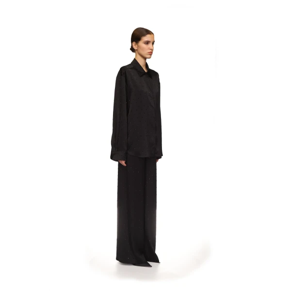 David Koma Star Rhinestone Shirt, view 4