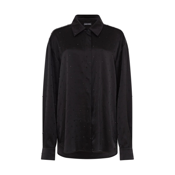 David Koma Star Rhinestone Shirt