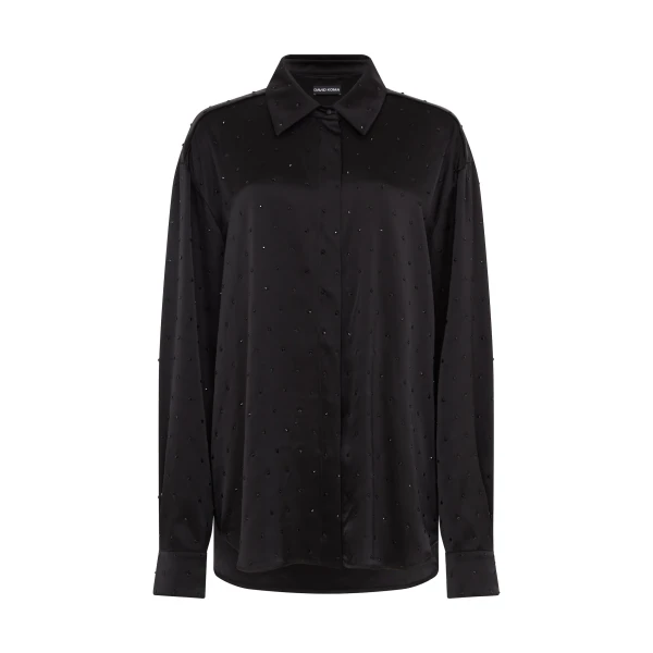 David Koma Star Rhinestone Shirt