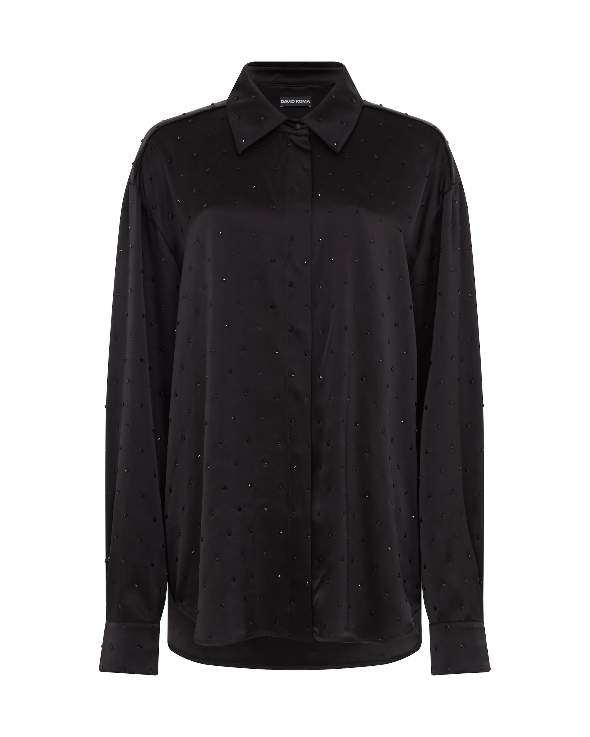 David Koma Star Rhinestone Shirt David Koma Star Rhinestone Shirt