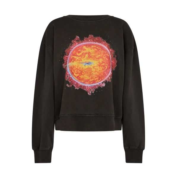 David Koma Supergirl X David Koma Print Sweatshirt Top