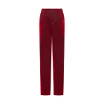 David Koma Velvet Denim Trousers