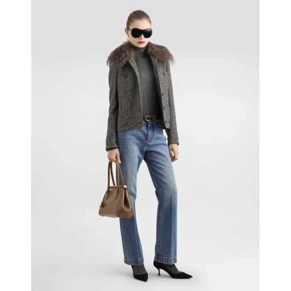 Dolce & Gabbana 5-pocket denim trousers, view 2