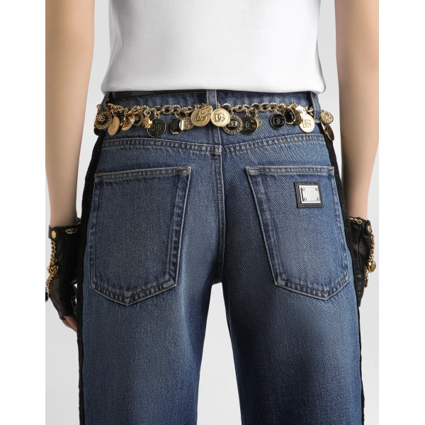 Dolce & Gabbana 5-pocket denim trousers, view 3
