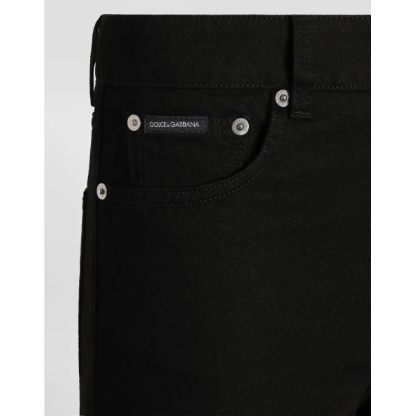 Dolce & Gabbana 5-pocket denim trousers, view 3